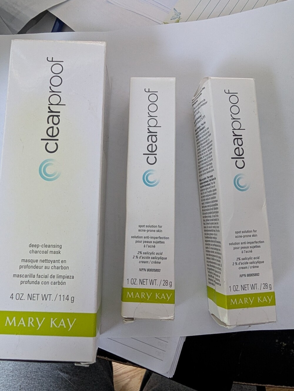 Mary Kay Clearproof Deep-Clearing Mask, 2 "Spot Solution for Acne Prone Skin"